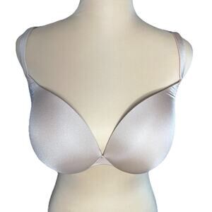 SKIMS Ultimate Teardrop Push Up Plunge Bra Beige Size 36DD Seamless T-Shirt Bra
